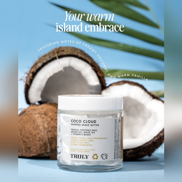 TRULY- Coco Cloud Whipped Luxury Shave Butter- Super-Smoothing Shave Cream - Picture 3 of 5